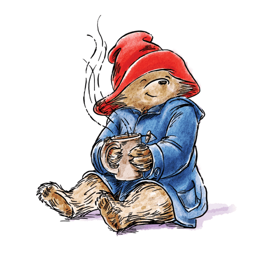 Paddington posting a letter